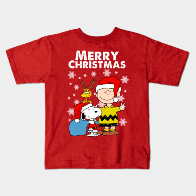 peanuts christmas tee